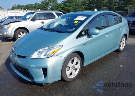 2013 Toyota Prius Two z USA, uszkodzony, nr VIN JTDKN3DU6D1695951